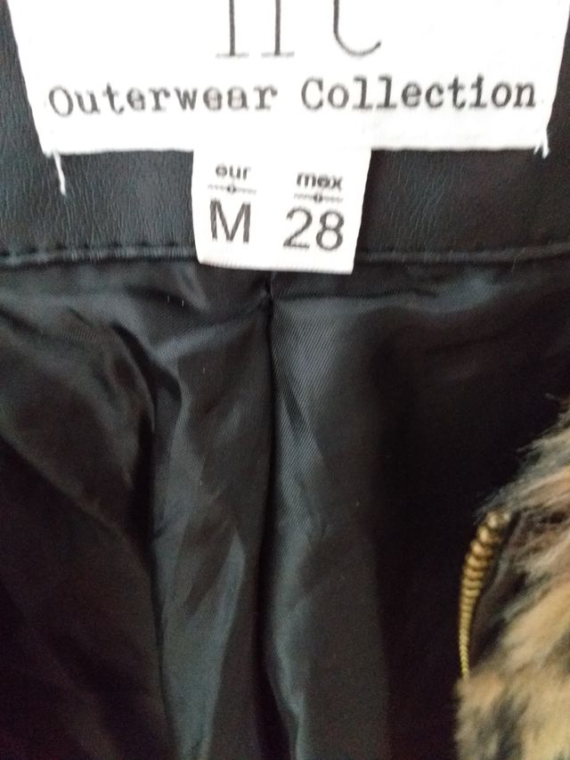 Abrigo chaquetón animal print