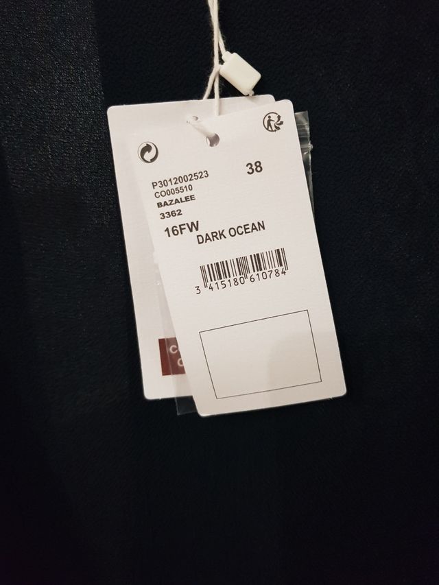 Vestido azul marino de Comptoir des cottoniers.