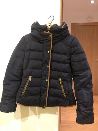 Plumifero talla M zara color azul marino 
