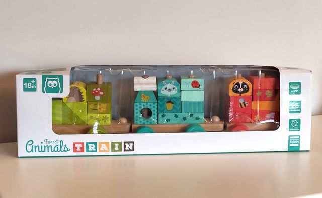 Tren de madera Eurekakids