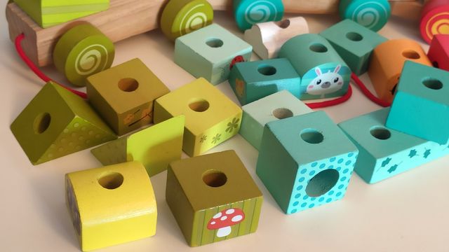 Tren de madera Eurekakids