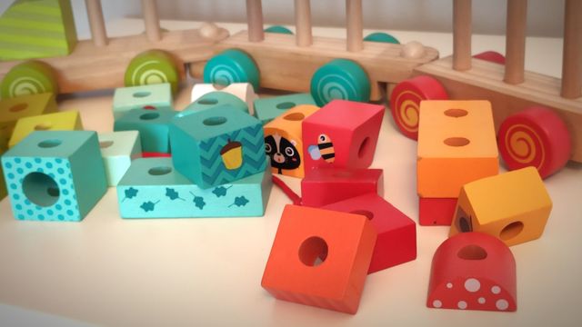 Tren de madera Eurekakids