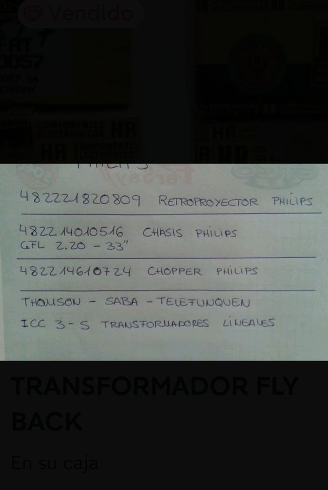 TRANSFORMADOR FLY BACK