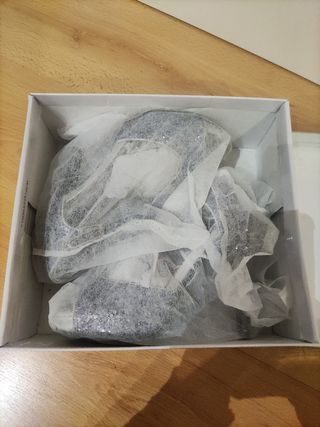 Zapatos sandalias tacón fiesta talla 37