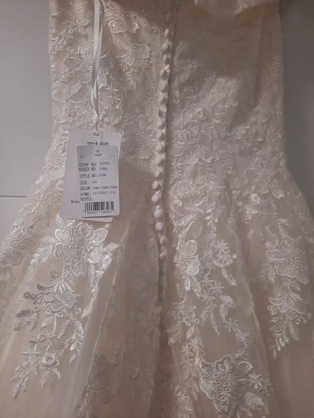 Precioso vestido de novia