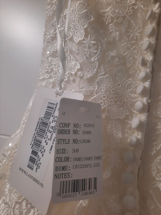 Precioso vestido de novia