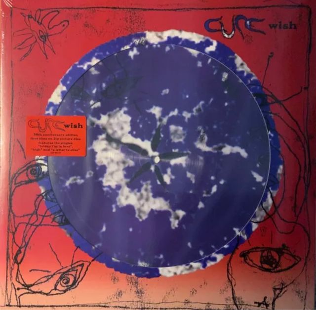 The Cure Wish 2LP Picture Disc RSD Black Friday 22