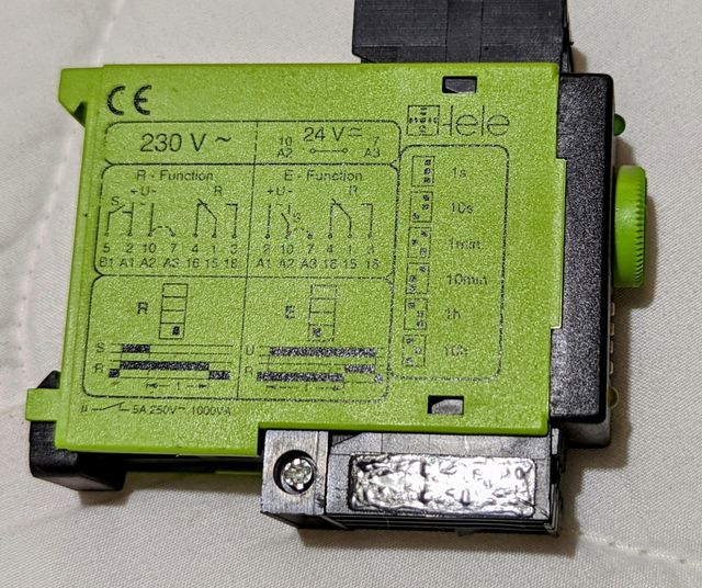 Relé temporizado TELE DTR2E