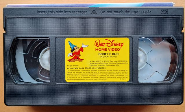 Cintas VHS Disney ORIGINALES
