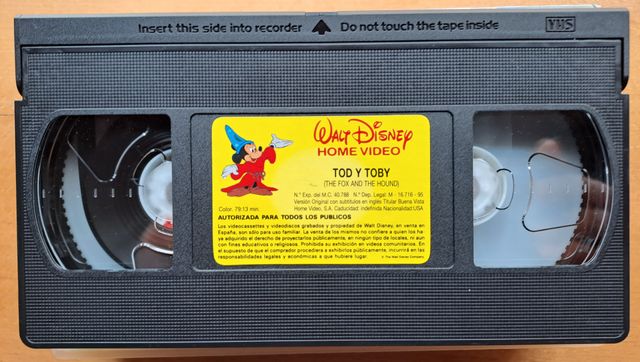 Cintas VHS Disney ORIGINALES