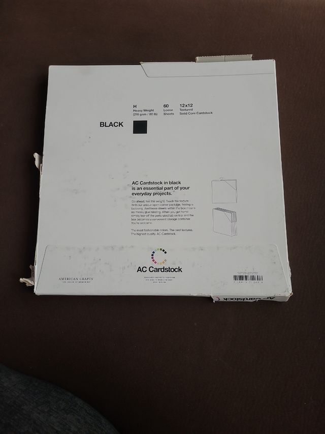 Cartulina American Craft: 216 GSM.