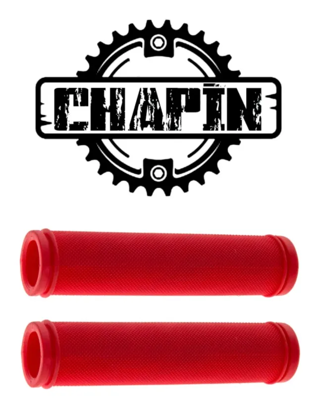 Puños rojos bicicleta 130mm rojos