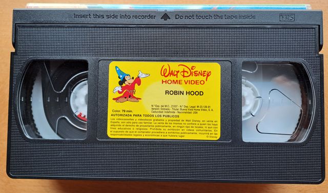 Cintas VHS Disney