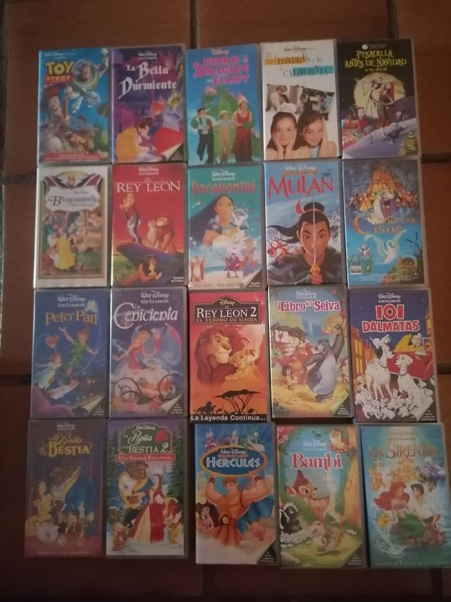 20 películas vhs disney