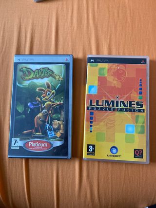 Daxter platinum y lumines PSP