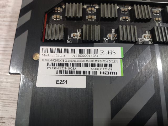 AMD Radeon R9 280X 3GB DDR5 (Sapphire)