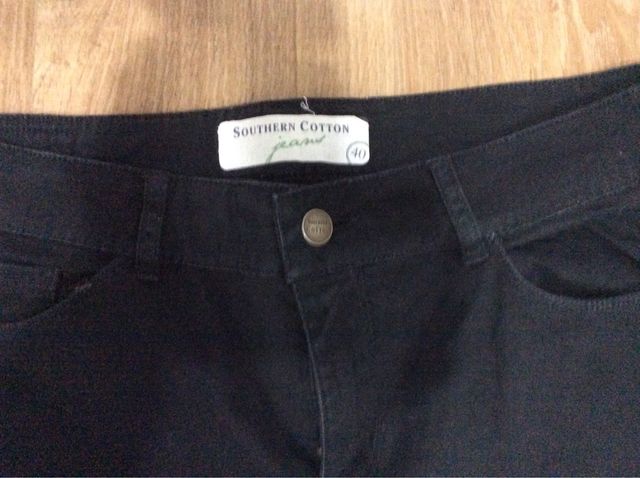 Pantalones negros Souther  cotton