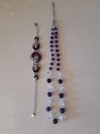 Collana e bracciale bigiotteria