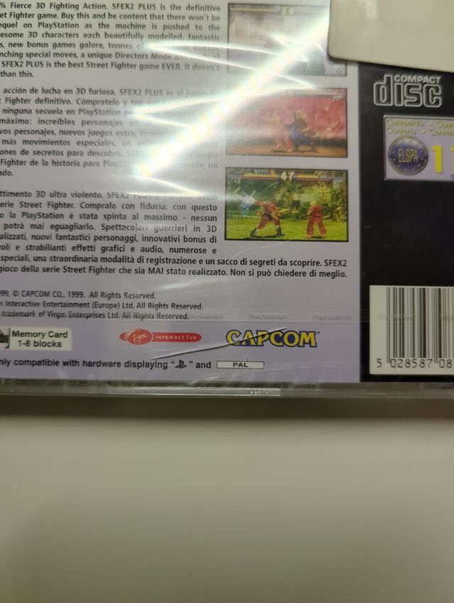 NUEVO Street Fighter Ex Plus ps1 psx PlayStation 1