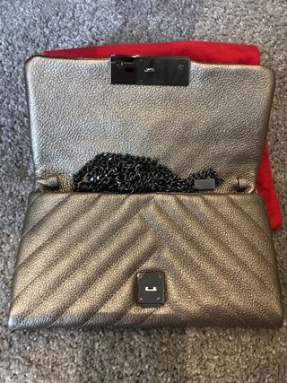 Bolso Clutch dorado Carolina Herrera
