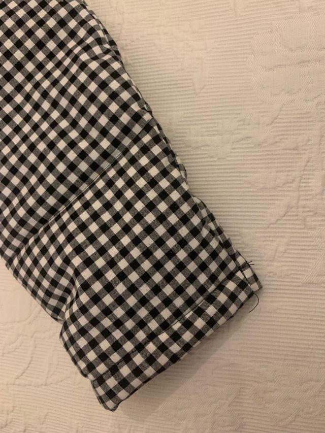 Abrigo acolchado Vichy