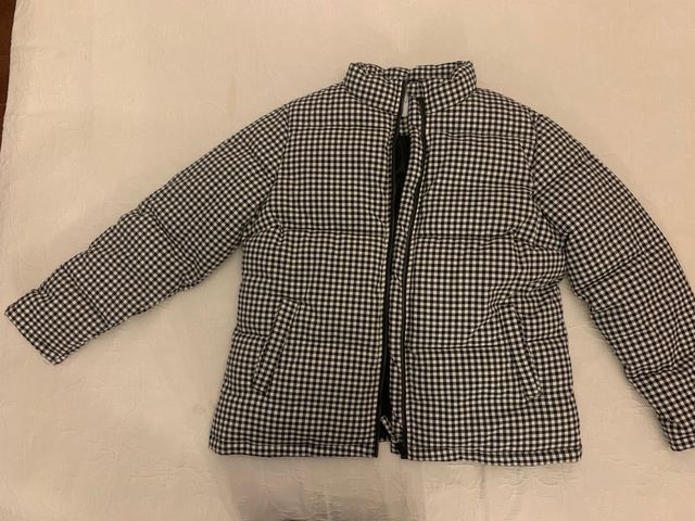 Abrigo acolchado Vichy