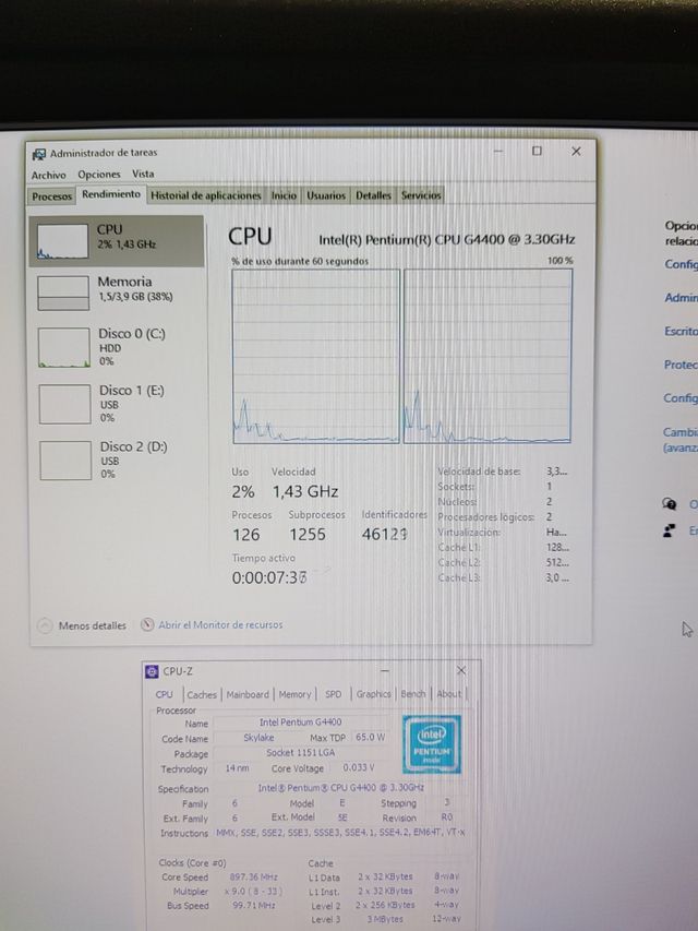 💻 procesador intel socket 1151 G4400