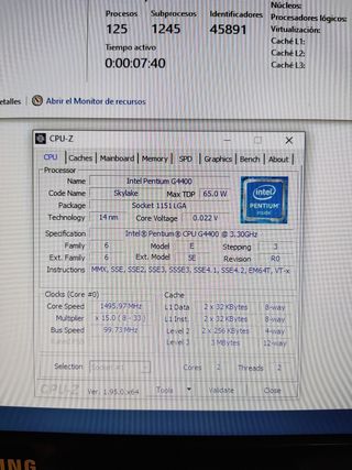 💻 procesador intel socket 1151 G4400