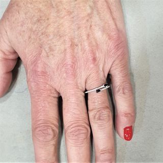 ANILLO ORO 18K ZAFIROS Y BRILLANTES