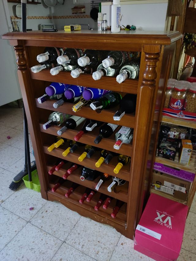 Botellero Calidad Madera