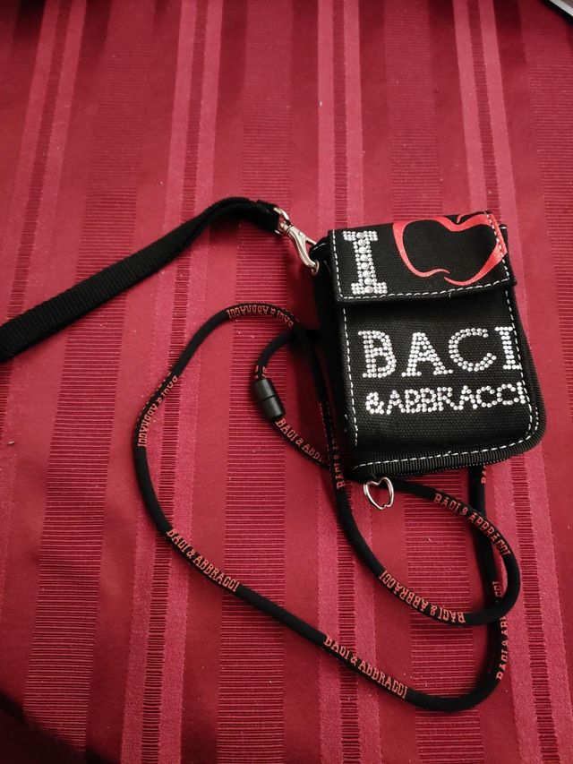Portamonete tracolla Baci & Abbracci