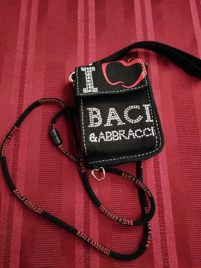 Portamonete tracolla Baci & Abbracci