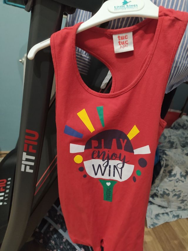 lote de 7 camisetas manga corta talla 7-9 años