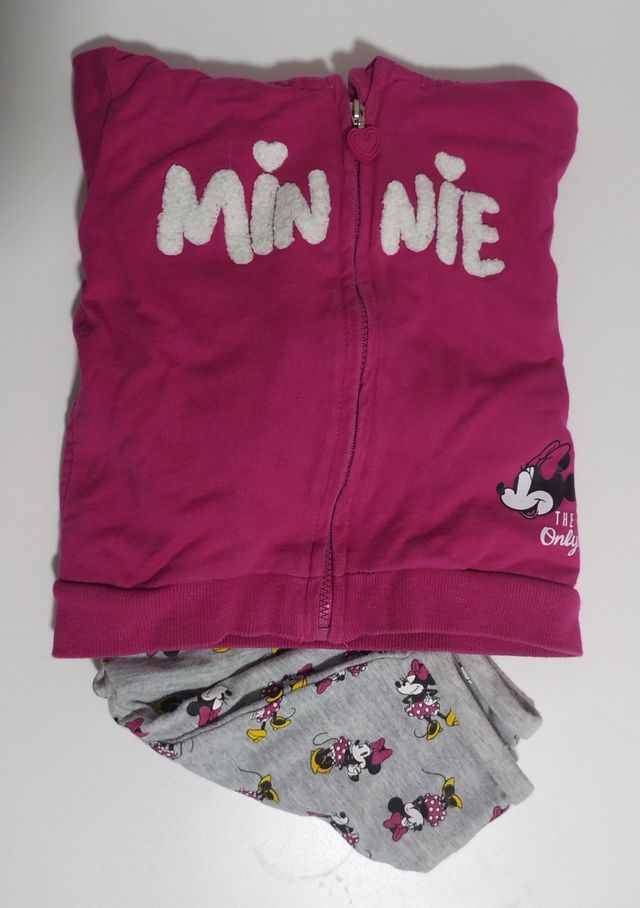 Conjunto bebé 3 piezas Minnie mouse, Disney