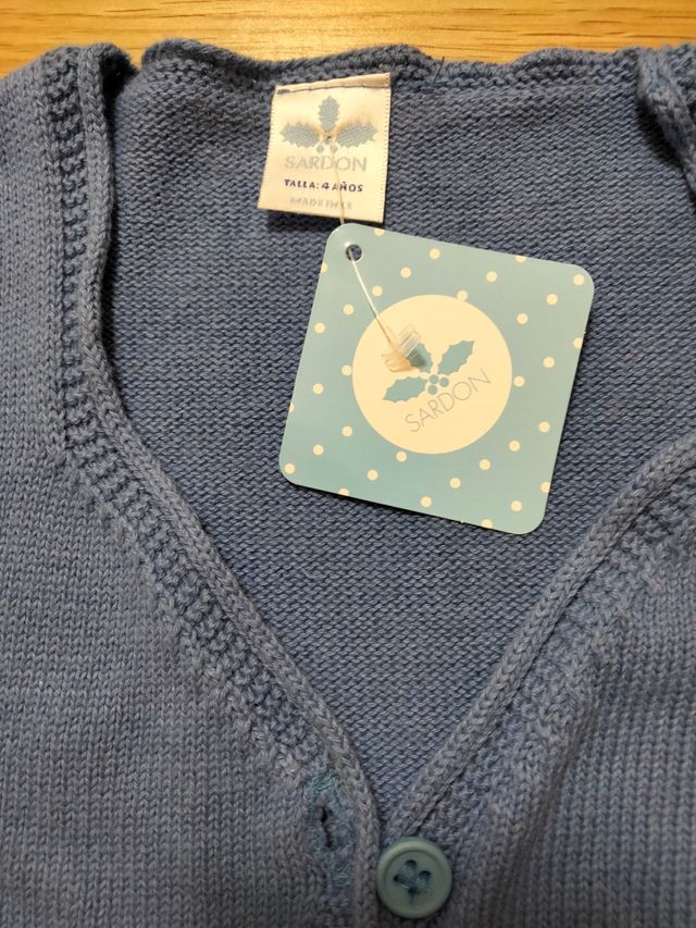 Chaqueta azul Sardón t.4 Sin estrenar.