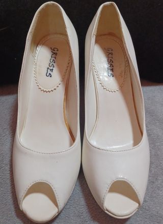 ZAPATOS MARFIL TACON 
