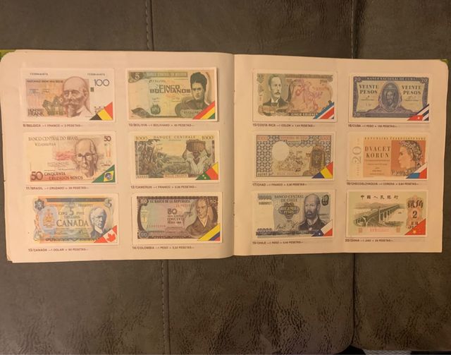 Mundi Billetes - Colección completa (años 80)