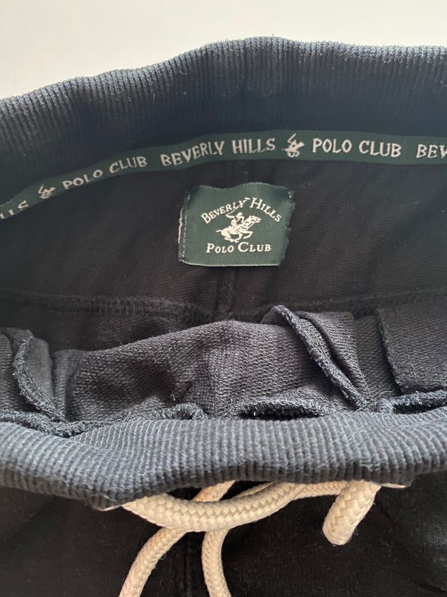Pantaloncini neri bambino Polo Club tg.9-10 anni
