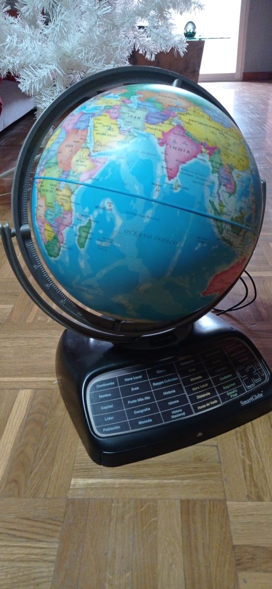 Bola del mundo interactiva