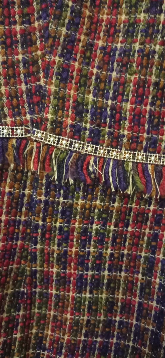 VESTIDO FALDA PICHI TELA CHANEL