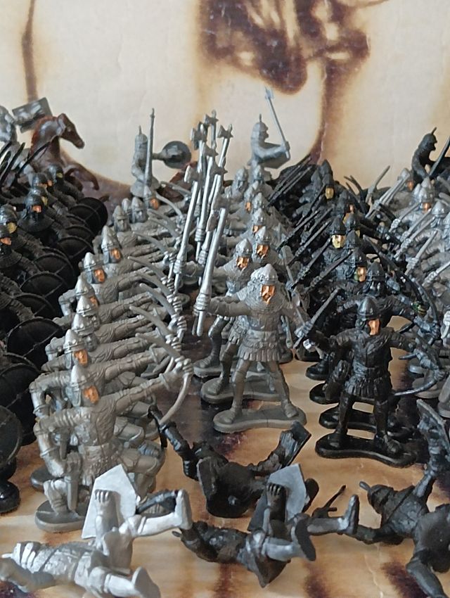 174 Figura figuras PACK de guerra medievales