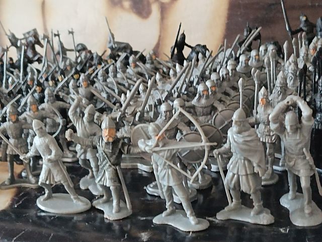 174 Figura figuras PACK de guerra medievales