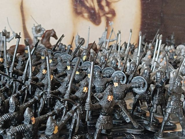 174 Figura figuras PACK de guerra medievales