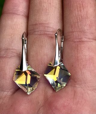 Pendientes con Cristal Swarovski en Plata 925 