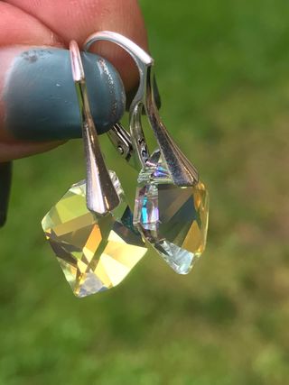Pendientes con Cristal Swarovski en Plata 925 