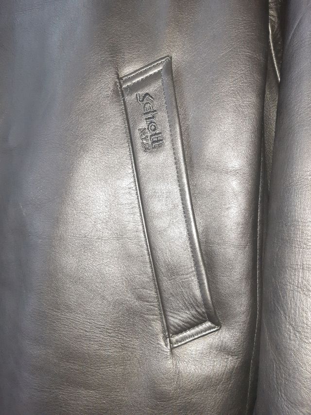 Chaquetón piel cuero Schott NYC