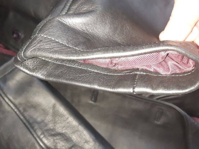 Chaquetón piel cuero Schott NYC