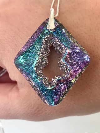 Colgante Swarovski en Plata 925 precioso 