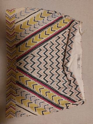 mini falda lentejuelas