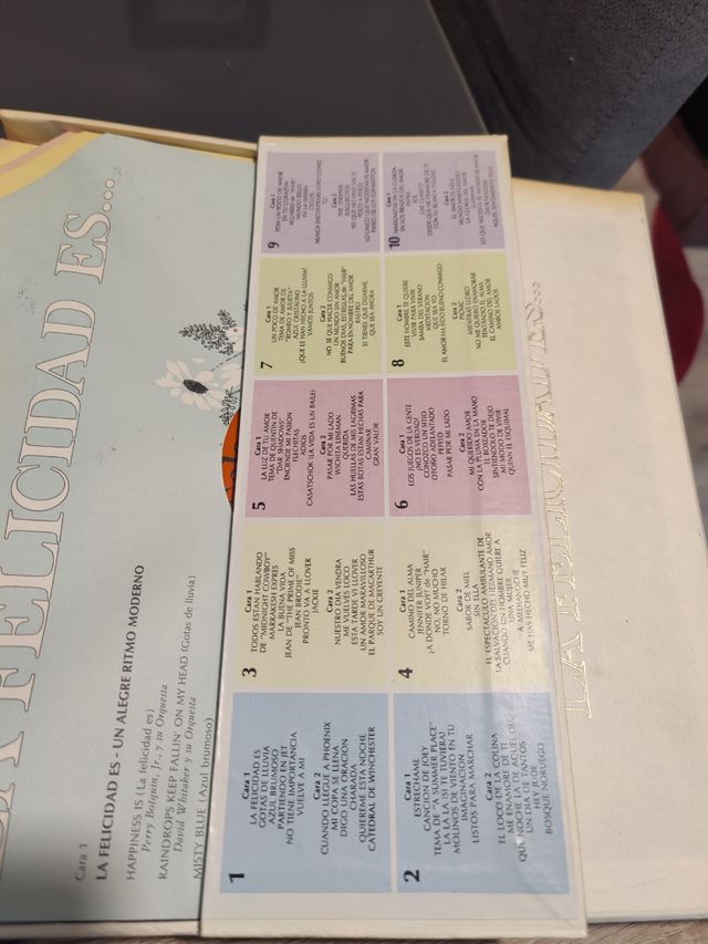 Colección "La Felicidad es..." (10 Vinilos)